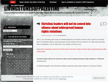 Tablet Screenshot of livingstonesofpalestine.wordpress.com