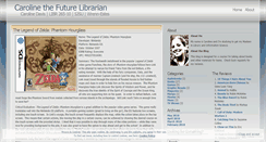 Desktop Screenshot of carolinethefuturelibrarian.wordpress.com