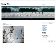 Tablet Screenshot of enjoybliss.wordpress.com