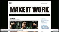Desktop Screenshot of maketwork.wordpress.com