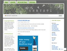 Tablet Screenshot of chrysti.wordpress.com