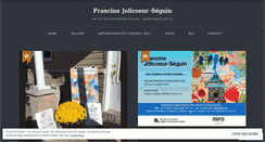 Desktop Screenshot of fjseguin.wordpress.com