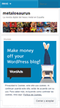 Mobile Screenshot of metalosaurus.wordpress.com