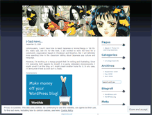 Tablet Screenshot of mikasays.wordpress.com