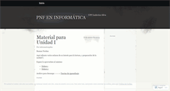 Desktop Screenshot of informaticapdm.wordpress.com
