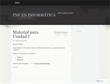 Tablet Screenshot of informaticapdm.wordpress.com