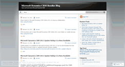 Desktop Screenshot of hostedmicrosoftcrm.wordpress.com