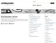 Tablet Screenshot of amitbeyondex.wordpress.com