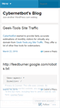 Mobile Screenshot of cybernetbot.wordpress.com