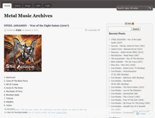 Tablet Screenshot of metalmusicarchives.wordpress.com