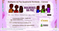 Desktop Screenshot of mulheresdapazguajuviras.wordpress.com