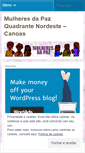 Mobile Screenshot of mulheresdapazguajuviras.wordpress.com