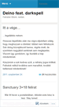 Mobile Screenshot of deinofeatdarkspell.wordpress.com