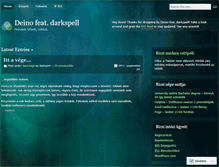 Tablet Screenshot of deinofeatdarkspell.wordpress.com
