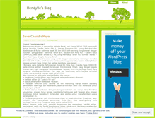 Tablet Screenshot of hendylie.wordpress.com