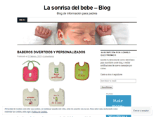 Tablet Screenshot of lasonrisadelbebe.wordpress.com