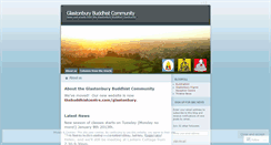 Desktop Screenshot of glastonburybuddhistcommunity.wordpress.com