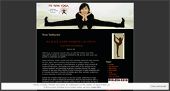 Desktop Screenshot of fitwithyoga.wordpress.com