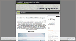 Desktop Screenshot of leadmovementphotogallery.wordpress.com