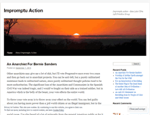 Tablet Screenshot of impromptuaction.wordpress.com