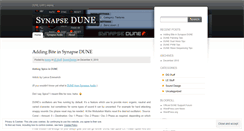 Desktop Screenshot of dunesynth.wordpress.com