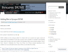 Tablet Screenshot of dunesynth.wordpress.com