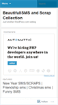 Mobile Screenshot of beautifullsms.wordpress.com