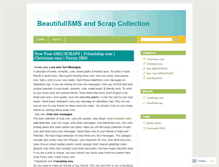 Tablet Screenshot of beautifullsms.wordpress.com