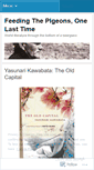 Mobile Screenshot of feedingthepigeons.wordpress.com