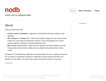 Tablet Screenshot of nodb.wordpress.com