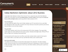 Tablet Screenshot of consumeric.wordpress.com