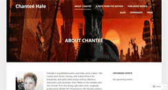 Desktop Screenshot of chanteehale.wordpress.com