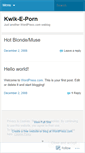 Mobile Screenshot of kwikeporn.wordpress.com