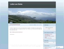 Tablet Screenshot of lubita.wordpress.com