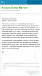 Mobile Screenshot of koreanreview.wordpress.com
