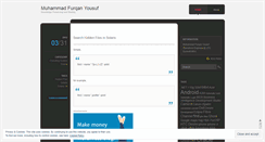 Desktop Screenshot of furqansindhu.wordpress.com