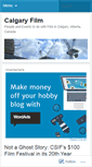 Mobile Screenshot of calgaryfilm.wordpress.com