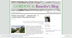 Desktop Screenshot of gordonandrumsby.wordpress.com