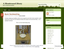 Tablet Screenshot of montessoristory.wordpress.com