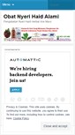 Mobile Screenshot of obatnyerihaidalamiblog.wordpress.com