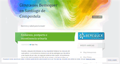 Desktop Screenshot of gimnasiosbemequer.wordpress.com