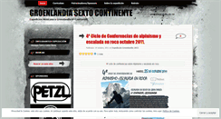 Desktop Screenshot of groenlandiasextocontinente.wordpress.com