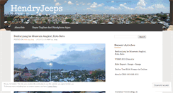 Desktop Screenshot of hendryjeeps.wordpress.com