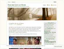 Tablet Screenshot of fortheloveofhome.wordpress.com