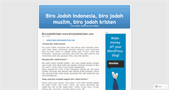 Desktop Screenshot of birojodohindonesia.wordpress.com