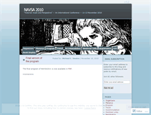 Tablet Screenshot of navsa2010.wordpress.com