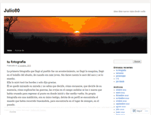 Tablet Screenshot of julio80.wordpress.com