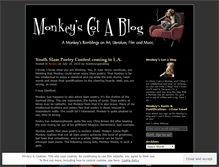 Tablet Screenshot of monkeysgotablog.wordpress.com