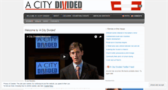 Desktop Screenshot of acitydivided.wordpress.com