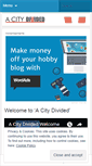 Mobile Screenshot of acitydivided.wordpress.com
